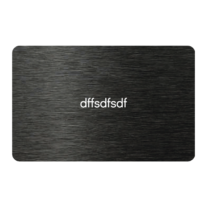WHOSiFY NFC Business Card (Black)