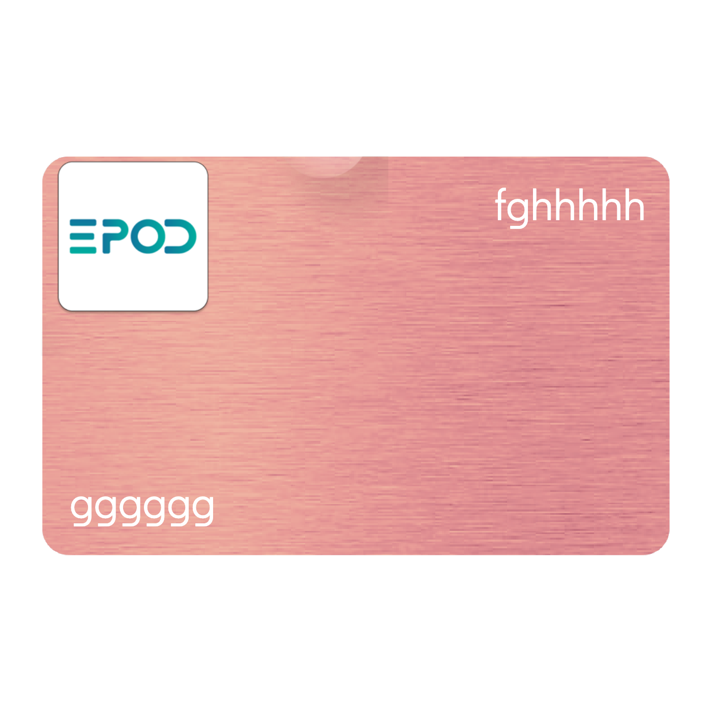 WHOSiFY NFC Business Card (Rose Gold)