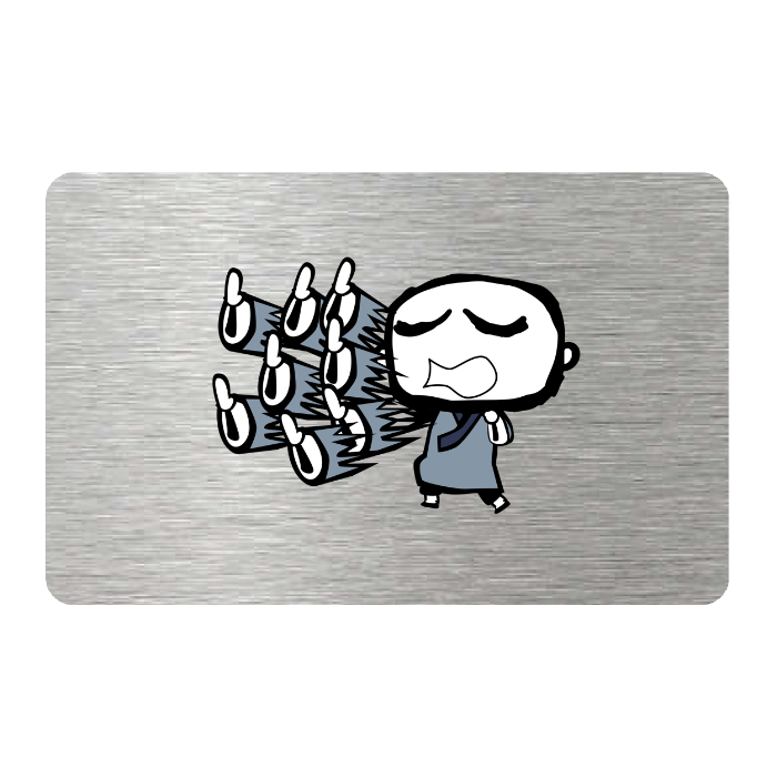 WHOSiFY NFC Business Card (Silver)
