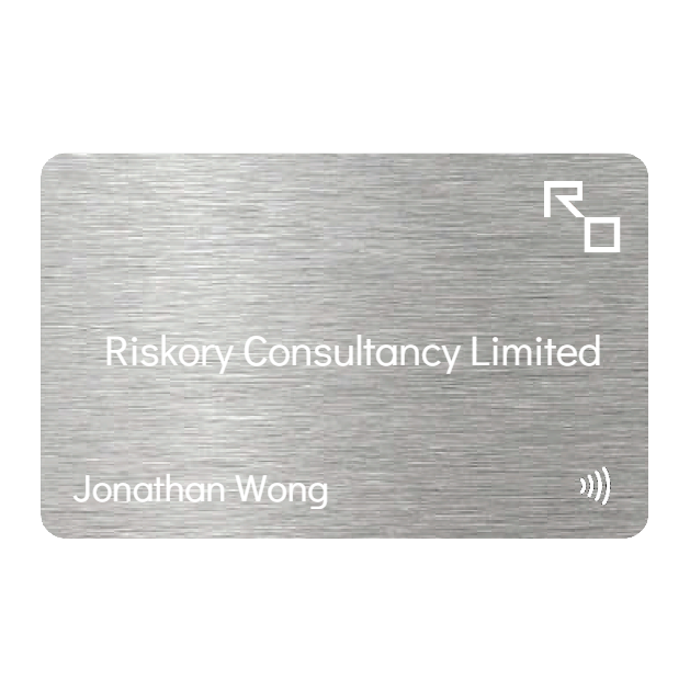 WHOSiFY NFC Business Card (Silver)