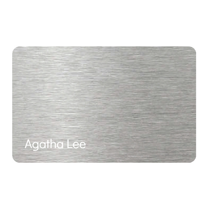WHOSiFY NFC Business Card (Silver)