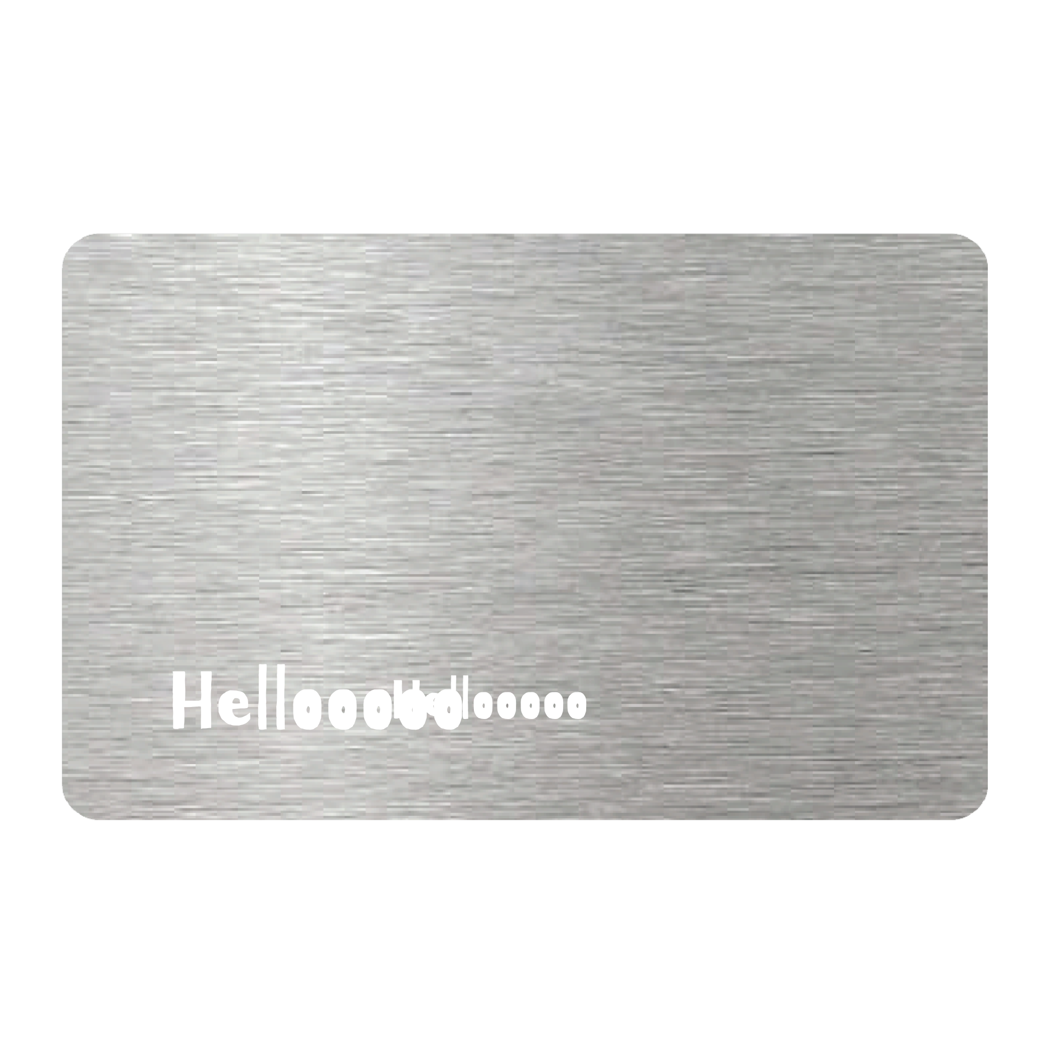 WHOSiFY NFC Business Card (Silver)