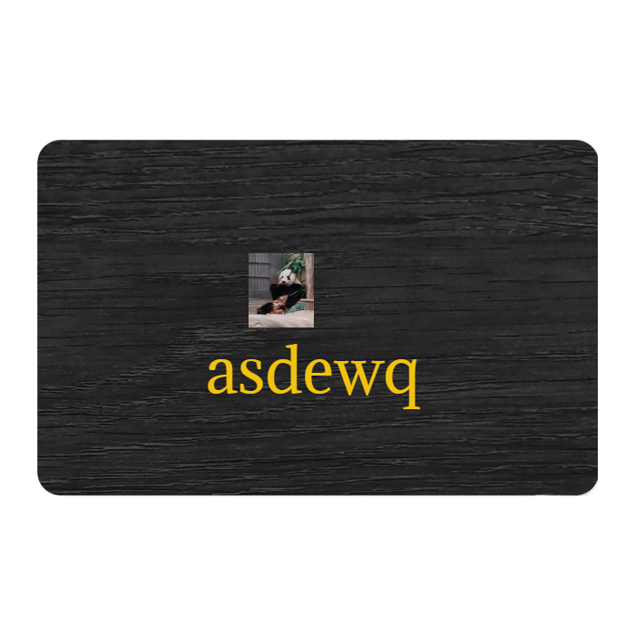 WHOSiFY NFC Business Card (Wood)