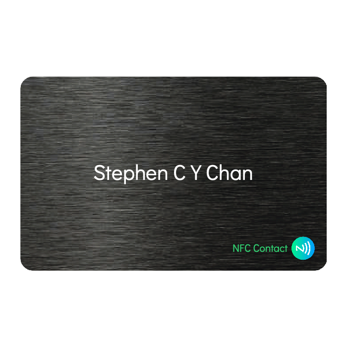 WHOSiFY NFC Business Card (Black)