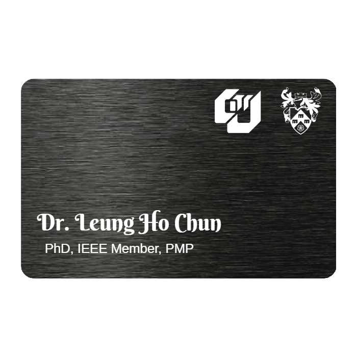 WHOSiFY NFC Business Card (Black)