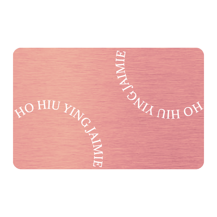 WHOSiFY NFC Business Card (Rose Gold)