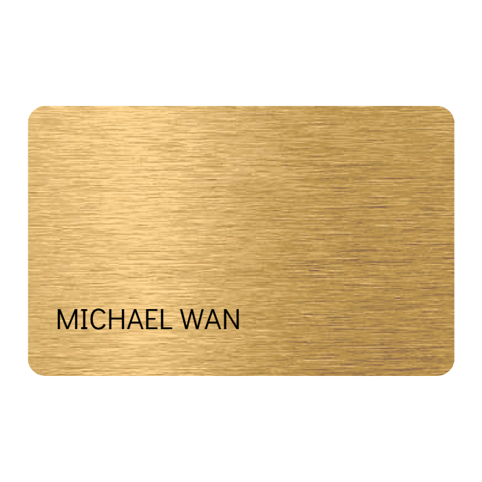 WHOSiFY NFC Business Card (Gold)