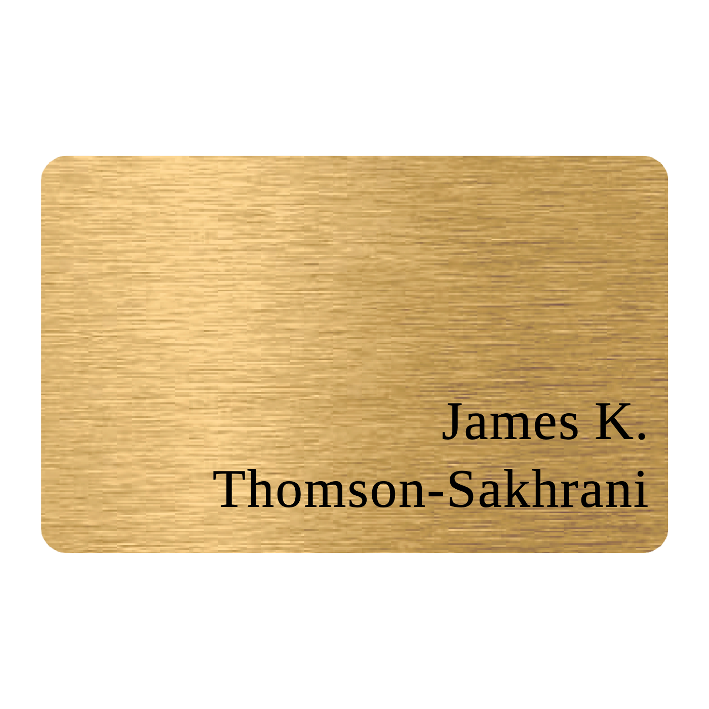 WHOSiFY NFC Business Card (Gold)