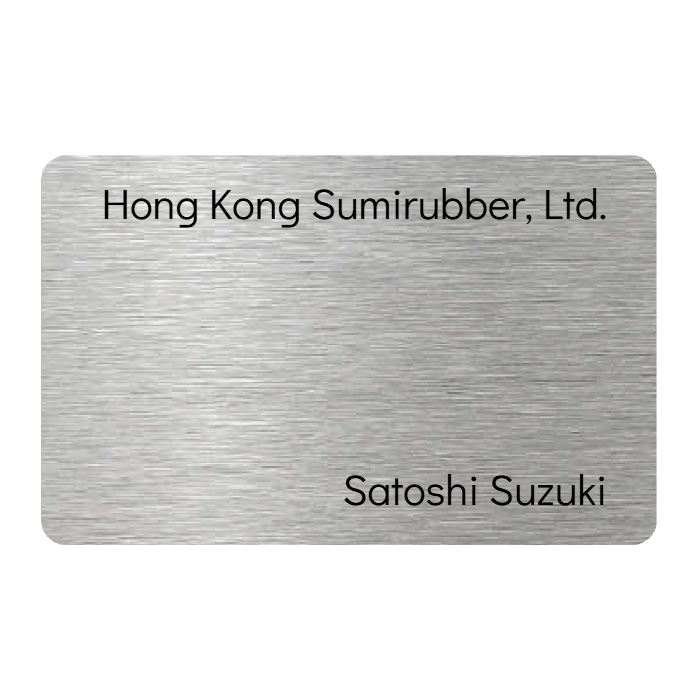 WHOSiFY NFC Business Card (Silver)
