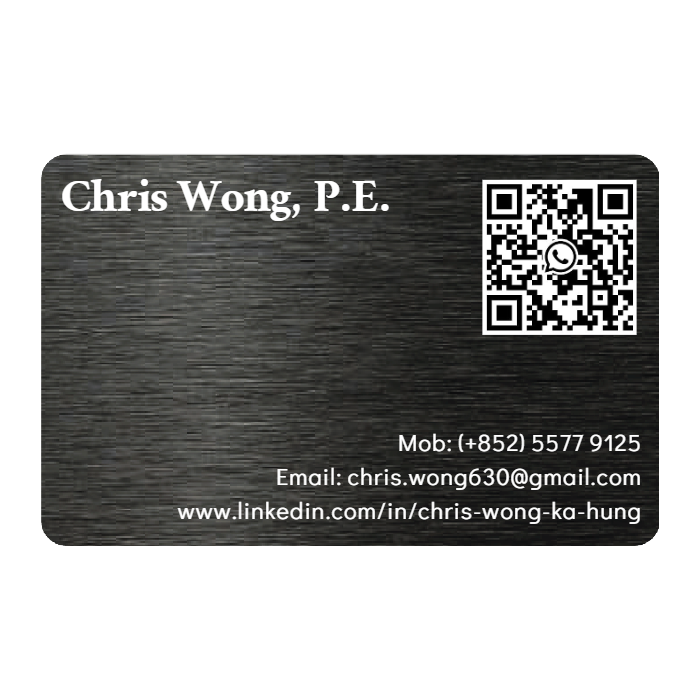 WHOSiFY NFC Business Card (Black)