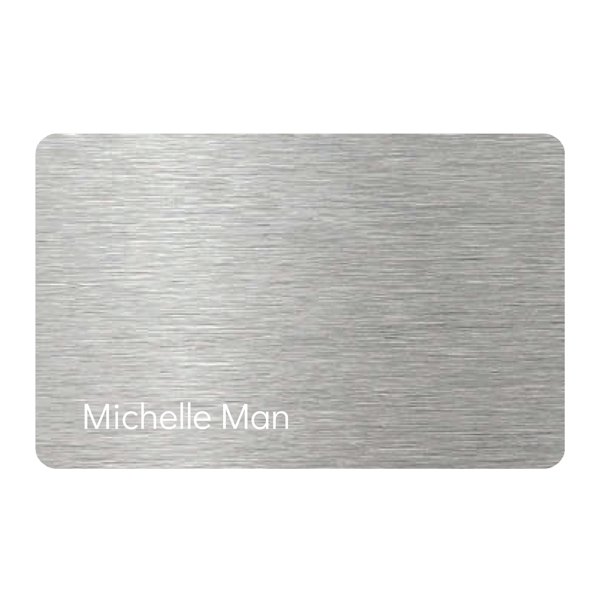 WHOSiFY NFC Business Card (Silver)