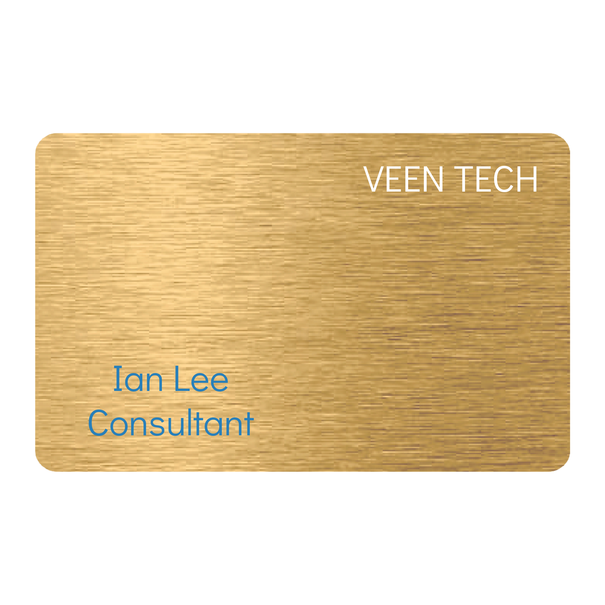 WHOSiFY NFC Business Card (Gold)