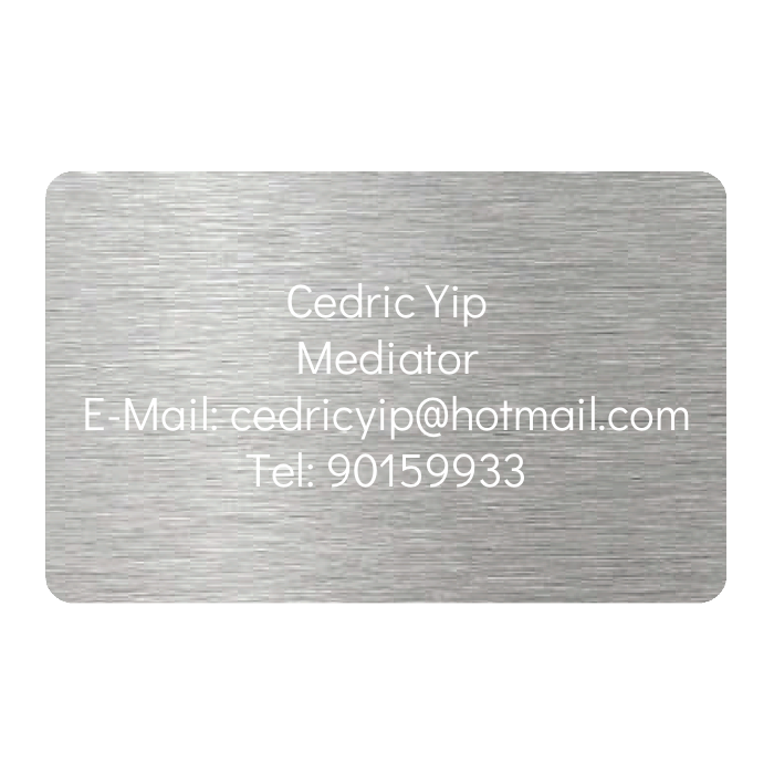 WHOSiFY NFC Business Card (Silver)