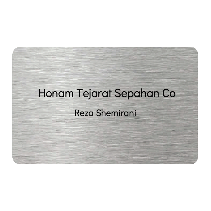 WHOSiFY NFC Business Card (Silver)