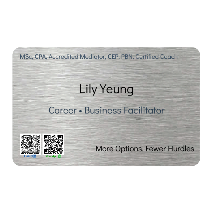 WHOSiFY NFC Business Card (Silver)