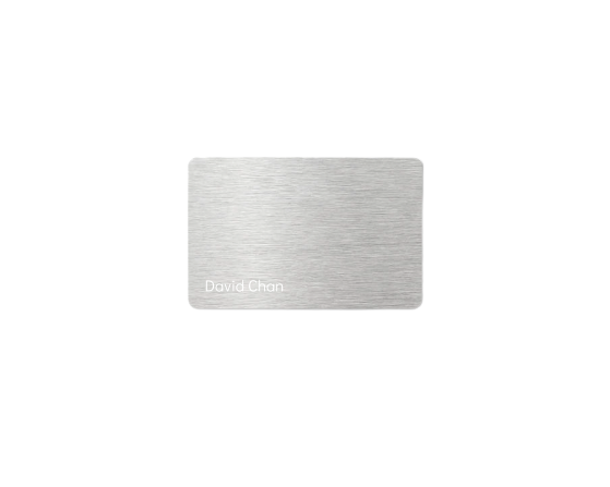 WHOSiFY NFC Business Card (Silver)