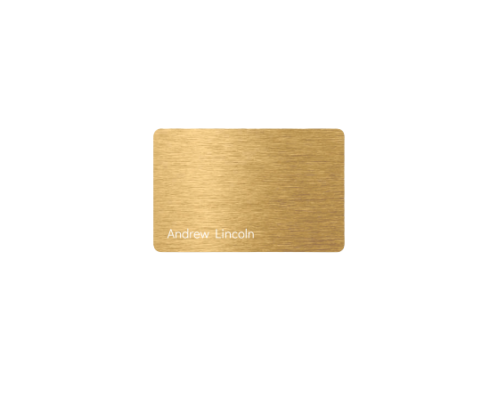 WHOSiFY NFC Business Card (Gold)