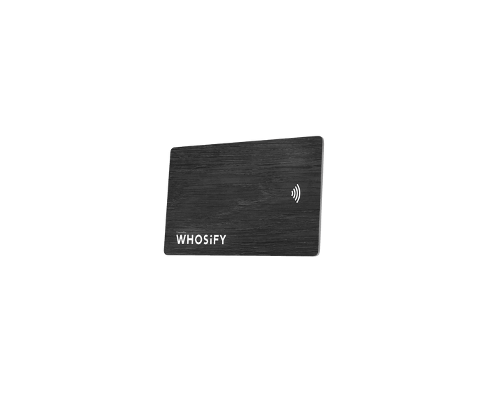 WHOSiFY NFC Business Card (Wood)