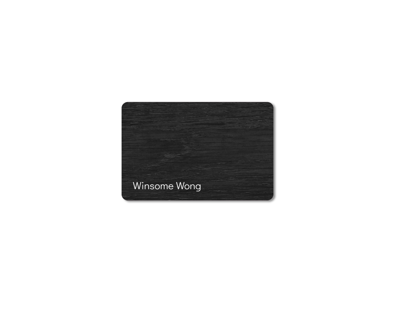 WHOSiFY NFC Business Card (Wood)