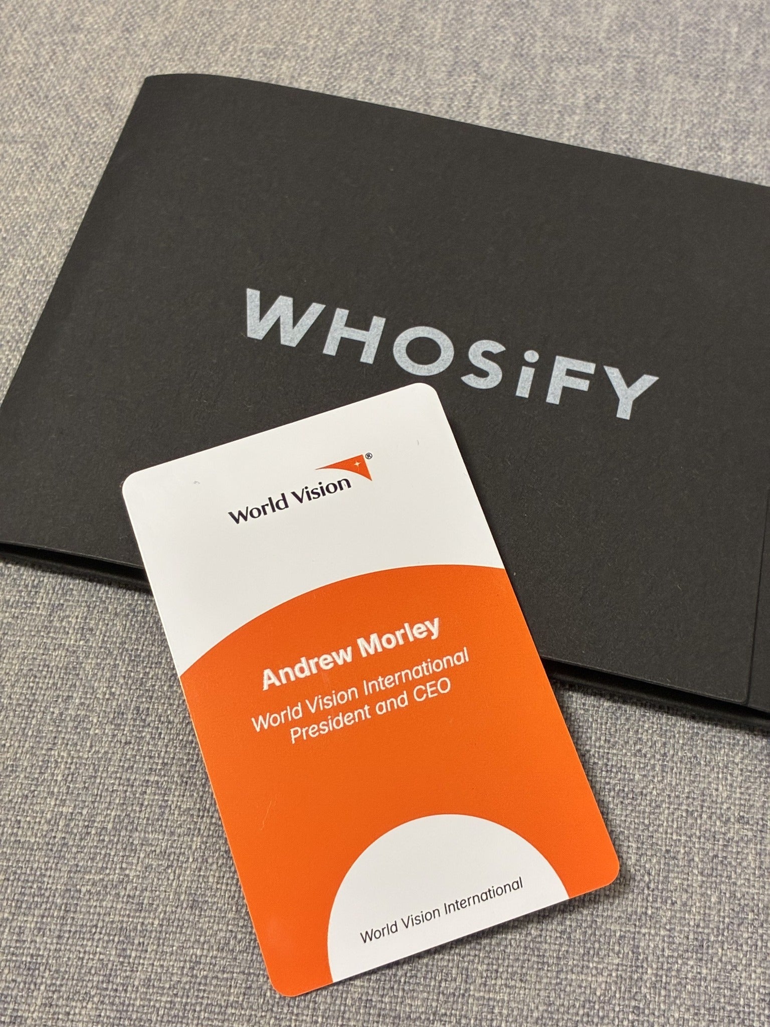 World Vision — custom card