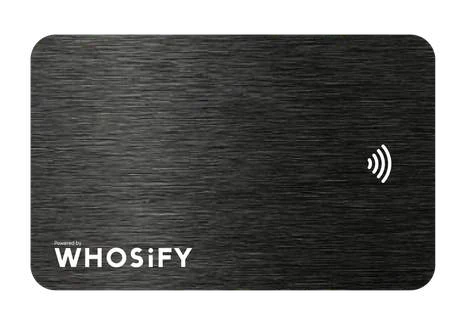 WHOSiFY NFC digital business card
